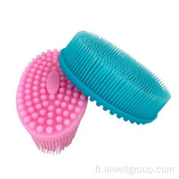 Brosse de bain en silicone bébé